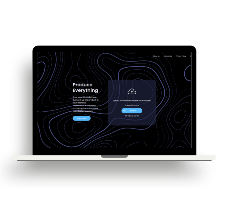 voxelhubs web app